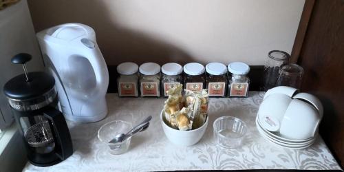 Kemudahan buat kopi dan teh di Bancroft B&B