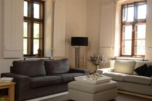 Posezení v ubytování Lekehalom Tiszameer