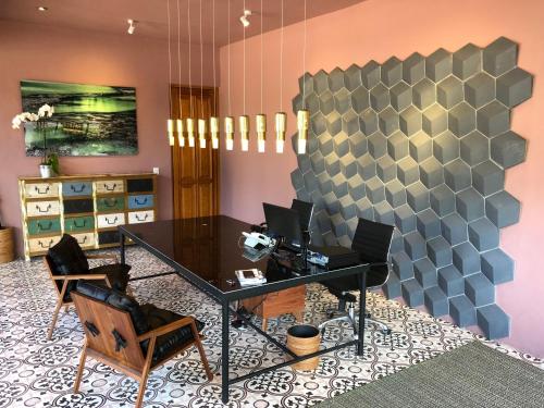 Ruang duduk di Hotel Boutique Unico Avandaro