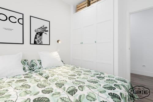 Postel nebo postele na pokoji v ubytování Madrid City- Apartamento de 2 dormitorios