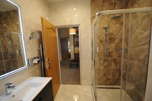 Koupelna v ubytování Hotel Prince de Ligne