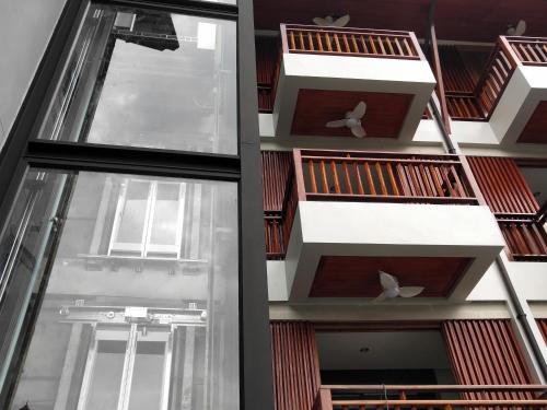 Hotel De Wualaiにあるバルコニーまたはテラス