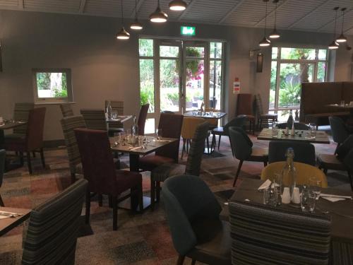 A restaurant or other place to eat at Novotel Manchester West