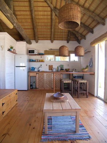 Η κουζίνα ή μικρή κουζίνα στο Casa Papaya