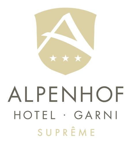 a logo for the alpina hotel camp supreme at Alpenhof Hotel Garni Suprême in Zell am Ziller