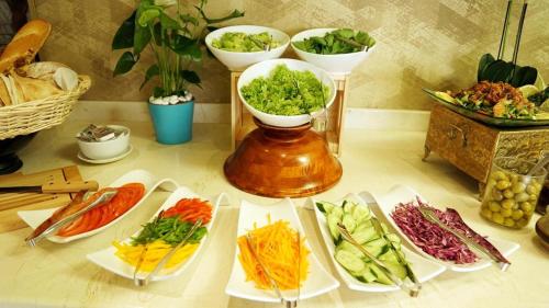 Mad på feriegården eller i nærheden