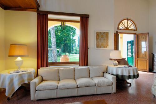 Posezení v ubytování "Alle Montanine" Villa Poggio