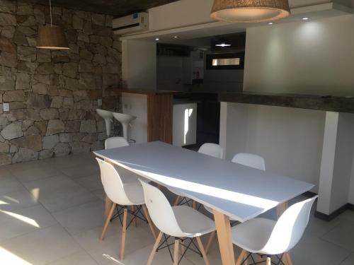 Dapur atau dapur kecil di Tila Playa