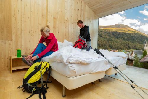 Nespecifikovaný výhled na hory nebo výhled na hory při pohledu z bed and breakfast