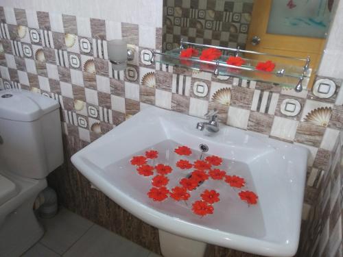 Ванная комната в Rivinu Holiday Resort