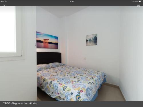 Postel nebo postele na pokoji v ubytování Apartamento Playa Las Canteras