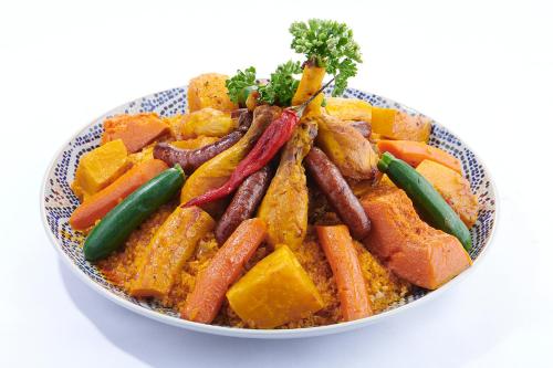 a bowl filled with different types of vegetables at Le Leman Hotel in Vevey