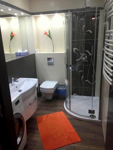 Bilik mandi di JAB Apartments Panoramika Business & Family