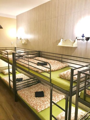 Postel nebo postele na pokoji v ubytování Hostel u Kmity