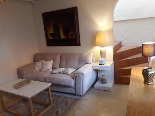 Posezení v ubytování Pied à Terre at Casitas Aparicio
