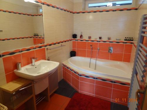A bathroom at Ubytování Liptov