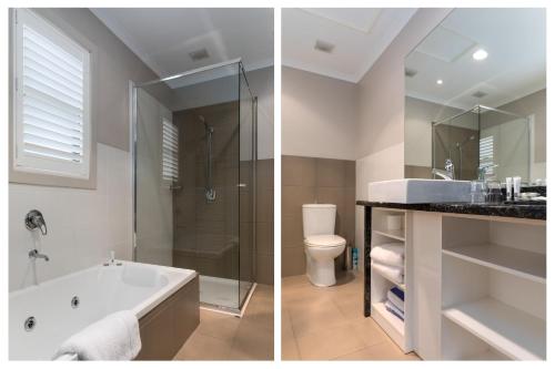 The Edgewater on Greville tesisinde bir banyo