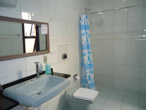 Phòng tắm tại Hostel Casa Grande