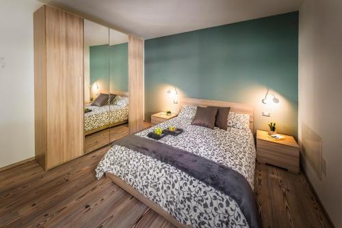 Postel nebo postele na pokoji v ubytování Casa Miramonti