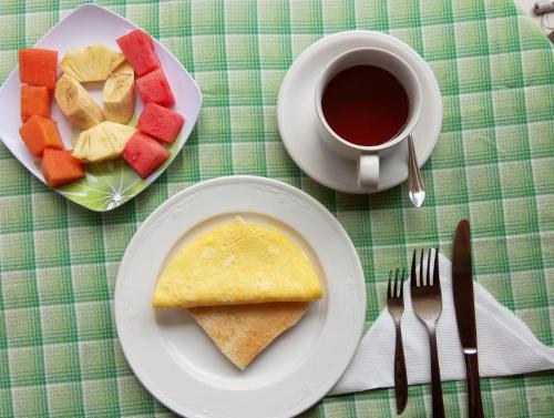 Jídlo v penzionu nebo okolí