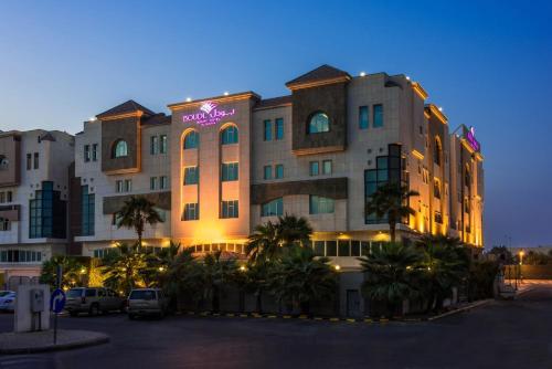 Budova, kde se aparthotel nachází