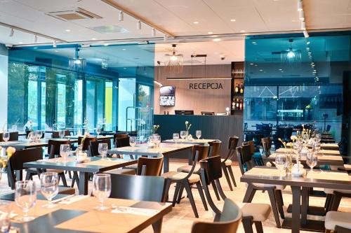 Restaurace v ubytování Focus Hotel Poznań