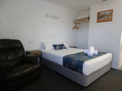 Postel nebo postele na pokoji v ubytování Bororen Motel