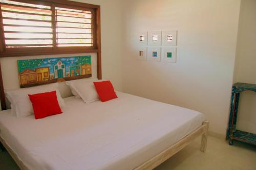 Ένα ή περισσότερα κρεβάτια σε δωμάτιο στο Casa Azul