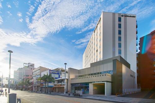 O edifício onde o hotel está situado