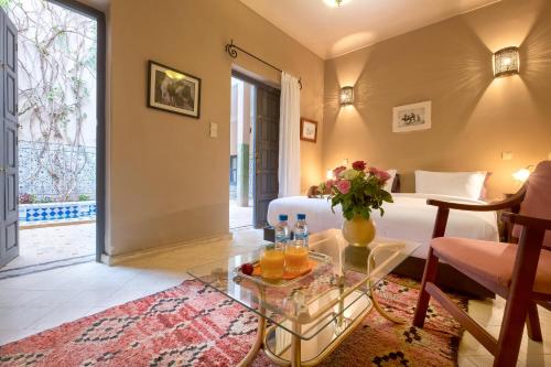 Zona d'estar a Riad Adrar