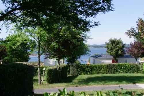 a view of the water from the house at Parc du Charouzech in Salles-Curan