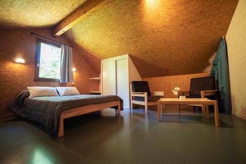 Katil atau katil-katil dalam bilik di Le Pas de L'Ours