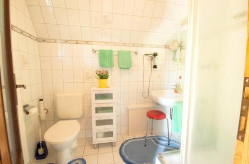 Koupelna v ubytování Ferienhaus Ederer