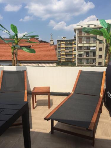 Μπαλκόνι ή βεράντα στο Attico Lux Turin