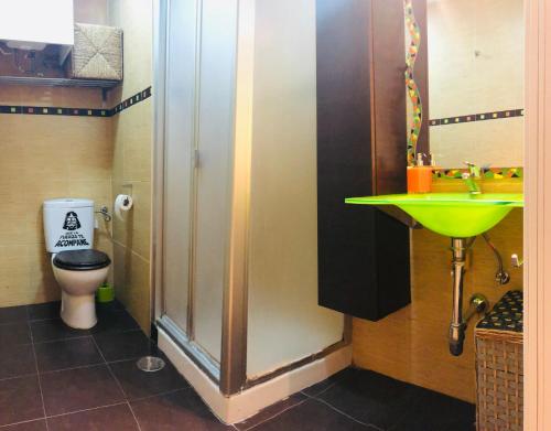 Kupatilo u objektu Apartamento Malagueta