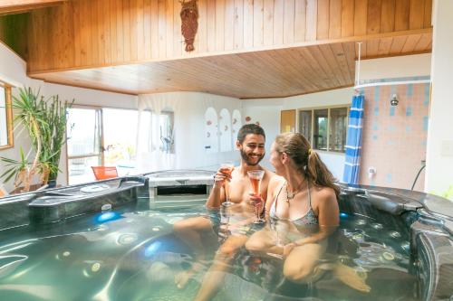 Swimmingpoolen hos eller tæt på Chalet Romantica