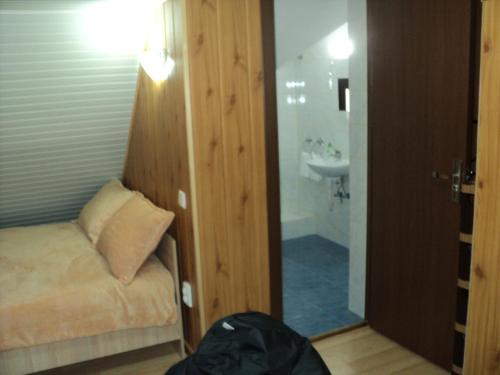 Koupelna v ubytování Casa Haiducilor