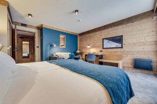 Hôtel Avancherにあるベッド