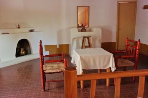 Χώρος καθιστικού στο Posada San Eduardo