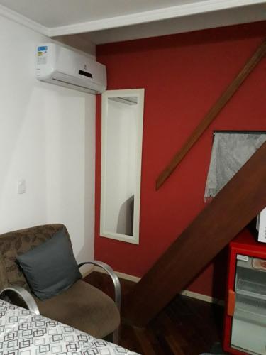 Ένα ή περισσότερα κρεβάτια σε δωμάτιο στο Mello's House