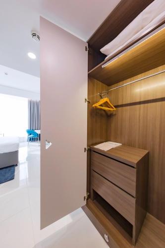 Łóżko lub łóżka w pokoju w obiekcie Citymax Hotel Ras Al Khaimah