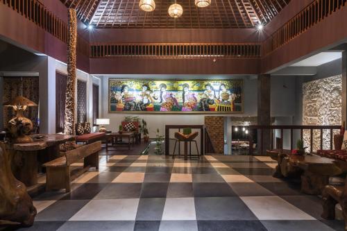Ruang duduk di Ayuterra Resort