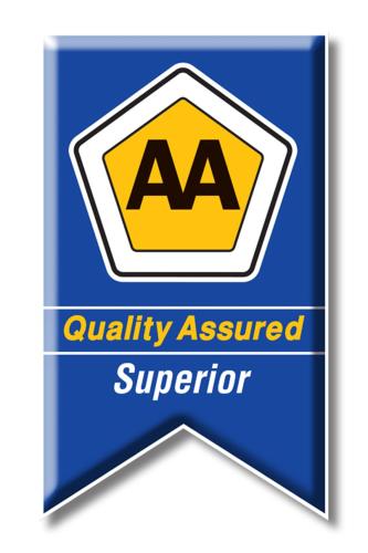 aaa quality assured superior sign on a blue shield at Boulevard 501 in Margate