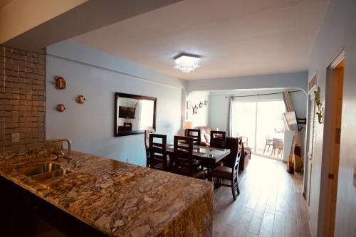 Zona de estar de Maz4you Beachfront Condo