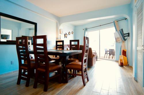 Zona de estar de Maz4you Beachfront Condo