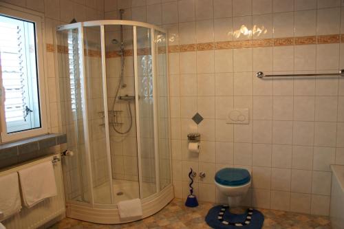 ห้องน้ำของ Hotel Vater Rhein