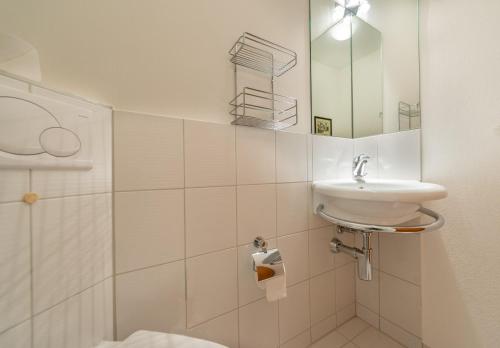 Koupelna v ubytování Casa Serena