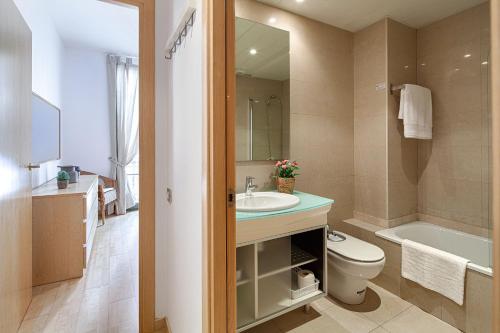 Koupelna v ubytování Habitat Apartments Alibei