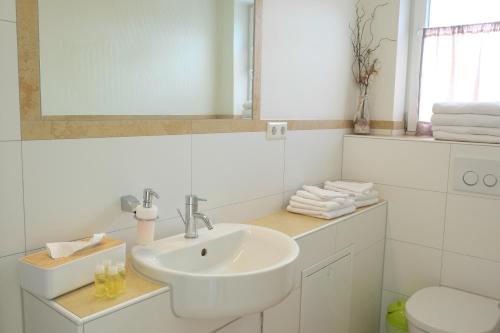 Koupelna v ubytování Jungingers Aparthotel