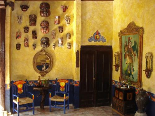 Χώρος καθιστικού στο Hotel el Fuerte